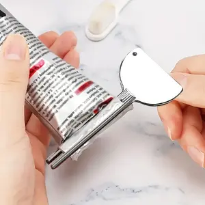 Stainless Steel Toothpaste Squeezer, 1/2/3 Counts Household Toothpaste Roller Squeezer, Bathroom Gadgets, Toothpaste Clip, Bathroom Accessory