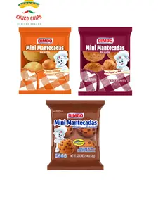 Bimbo Mantecadas- 3 pack of 4 muffins each Pecan,Vainilla,Chocolate Chips - Choose your favorite-