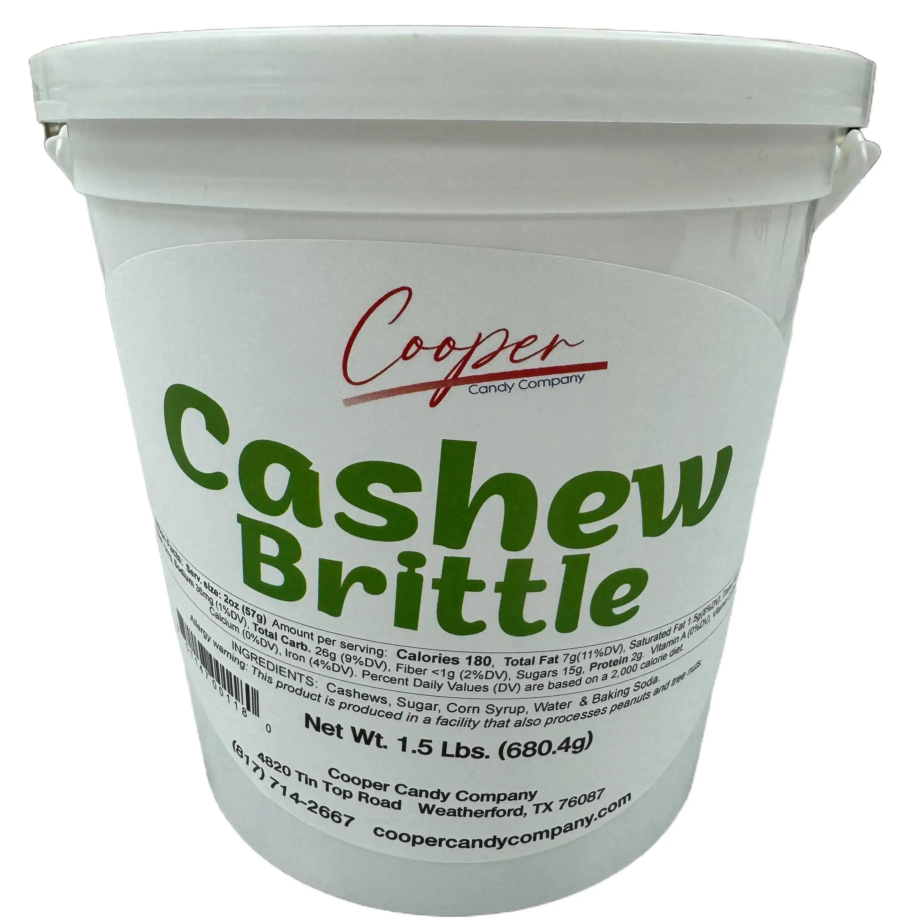 Cashew Brittle - 1.5LB. [brittle] [candy] [gifts] [cashew] [pack] [delicious] [sweet]