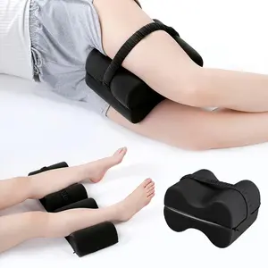 Memory Foam Support Leg Pillow for Side Sleeping, Elevating Foot Design, Relieves Leg Pressure, Comfortable Sleep Pillow