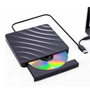 External CD/DVD Drive for Laptop - CD Burner DVD Player for Laptop USB 3.0 +/-RW ROM, External Optical Drives for PC/Mac, Disc Reader for Windows 11/10/8/7/XP/Vista Linux MacOS