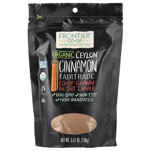 Frontier Co-op Organic Fairtrade Ceylon Cinnamon, 5.57 oz (158 g)