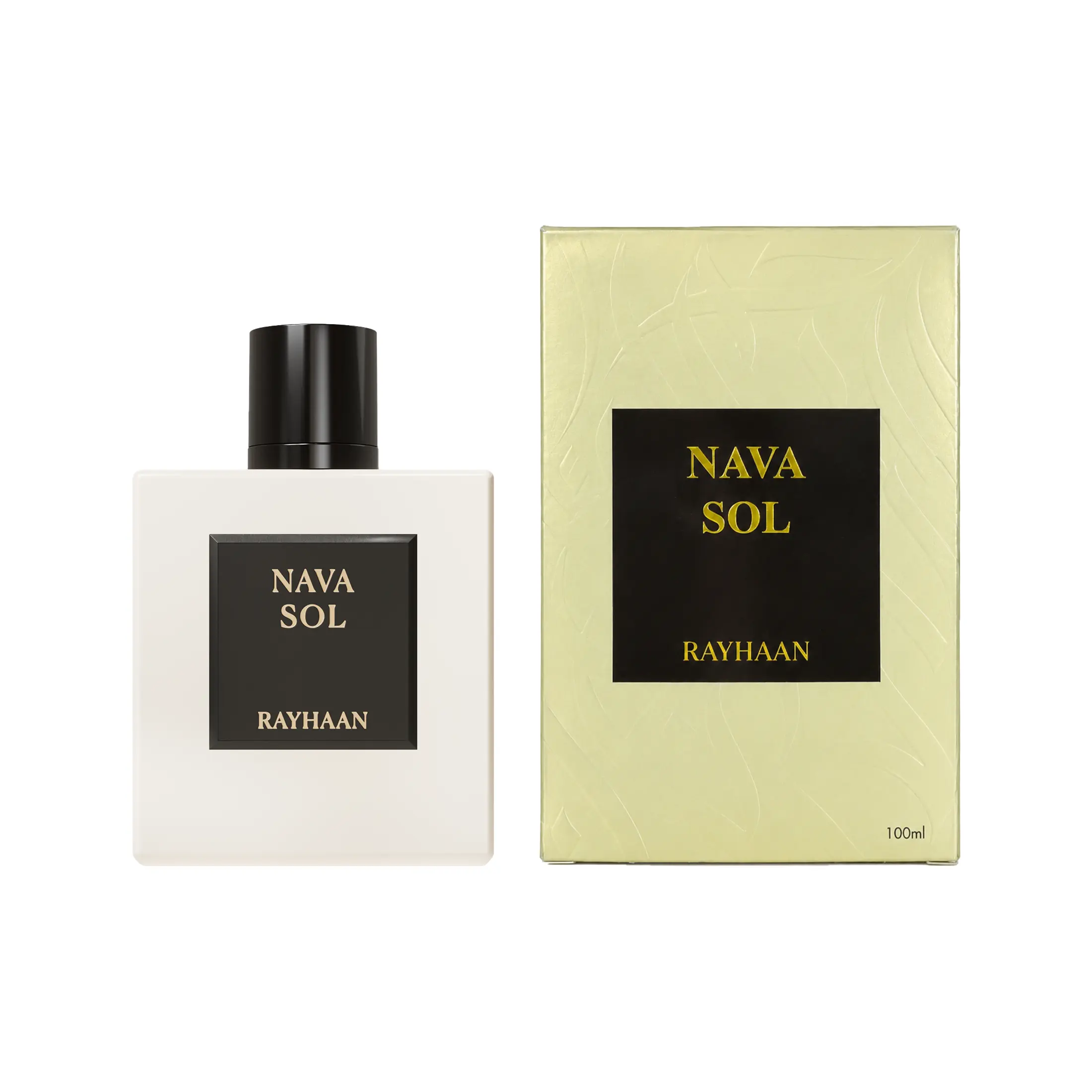 Rayhaan Nava Sol for Unisex Eau de Parfum Spray, 3.4 Ounce