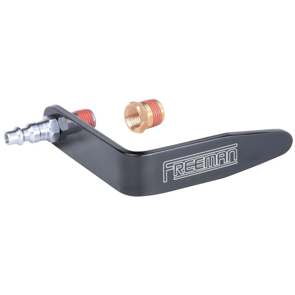 212 MAIN Lightweight Aluminum Pneumatic Tool Hook, 1-0.375 in. Size, 0.25 in. Straight Industrial NPT Fitting, Brass Bushing, Npt Fittings
