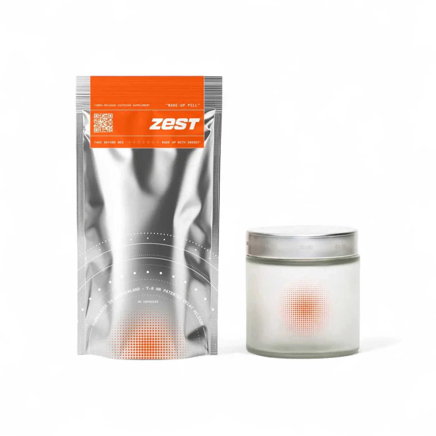 Zest Wake Up Pill - Delayed Release Caffeine Supplement