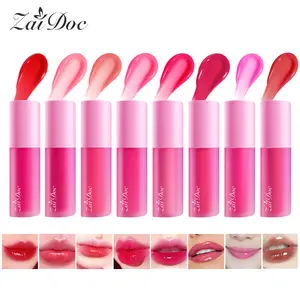 ZaiDoc Strawberry Sweetheart Heart-Shaped Nourishing Lip Gloss for All Skin Types - Achieve Lusciously Glossy and Hydrated Lips with Natural Radiant Look Daily Smooth