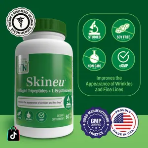 Health Thru Nutrition Skineu™ – Collagen Tripeptides + EGT L-Ergothioneine 60 Vegecaps | Skin Elasticity & Antioxidant