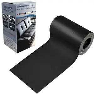 Leather Repair Tape Kit 4x63in Self Adhesive for Couch Furniture Sofa Car Seats Office Chairs Quick Easy Application Waterproof Wear Resistant