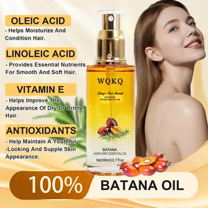 Batana Oil Hair Serum: Moisturize & Condition for Silky, Youthful-Looking Hair | Rich in Oleic Acid & Antioxidants