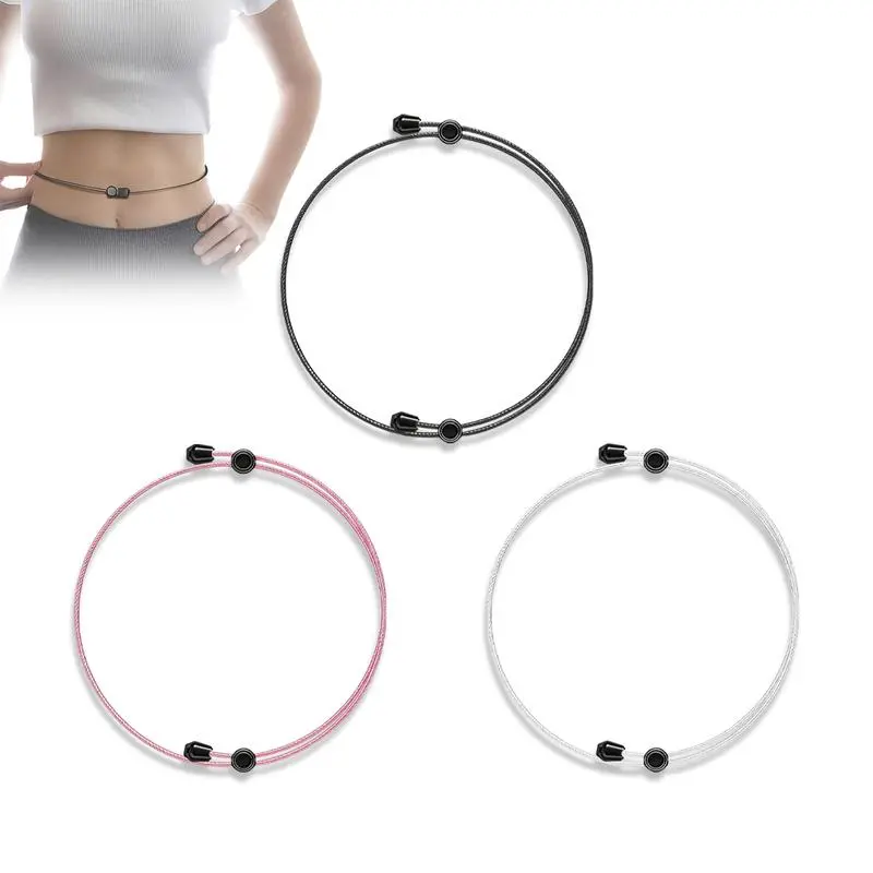 3 Pcs Adjustable Tuck Band,Adjustable Tool for Sweater and Shirts Belly Leaking Elastic Crop Bands to Change The Style of Your Tops Shirt Stays, Shirt Cropping Band for Men Women