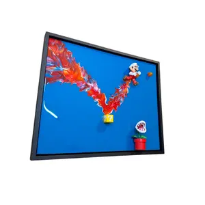 3D Jumping Resin Pop Art – Hand Painted | Framed 16x20