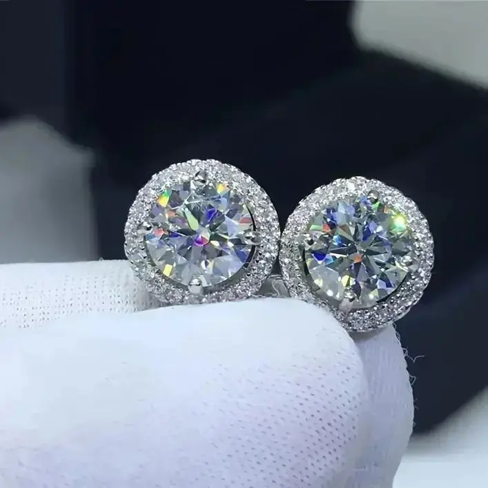 2026 New Arrivals S925 Silver Cubic Zirconia Stud Earrings – Classic & Fashion Sparkling Ear Jewelry, Perfect Birthday, Mother’s Day & Wedding Gift, Unisex for Men & Women
