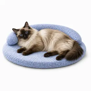 Cooling Pet Mat for Dogs & Cats - Detachable Washable All-Season Breathable Soft Summer Cool Pad, Indoor-Outdoor Pet Sleep Cushion