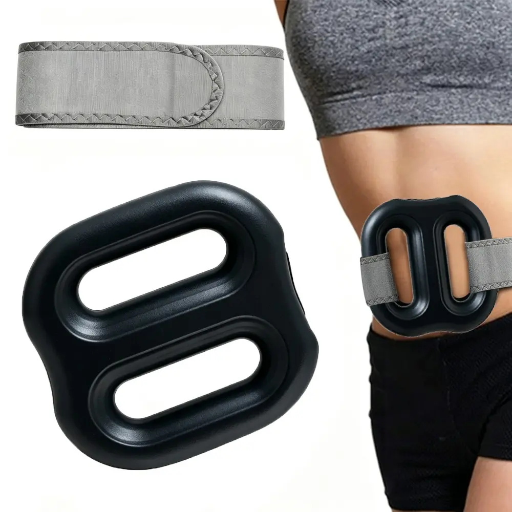 Portable Cordless Vibration Plate with Adjustable Belt, Multifunctional Fascia Roller, Release Tool, Full-Body Fascia Ring Massager, 3 Modes & 5 Intensities, Deep Tissue Vibration, USB Rechargeable Massagers, Gift for Women