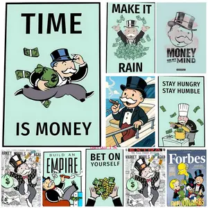 M-Monopoly M-Millionaire Money Poster Bedroom Home Decor Art Poster Perfect Gift for Family and Friends