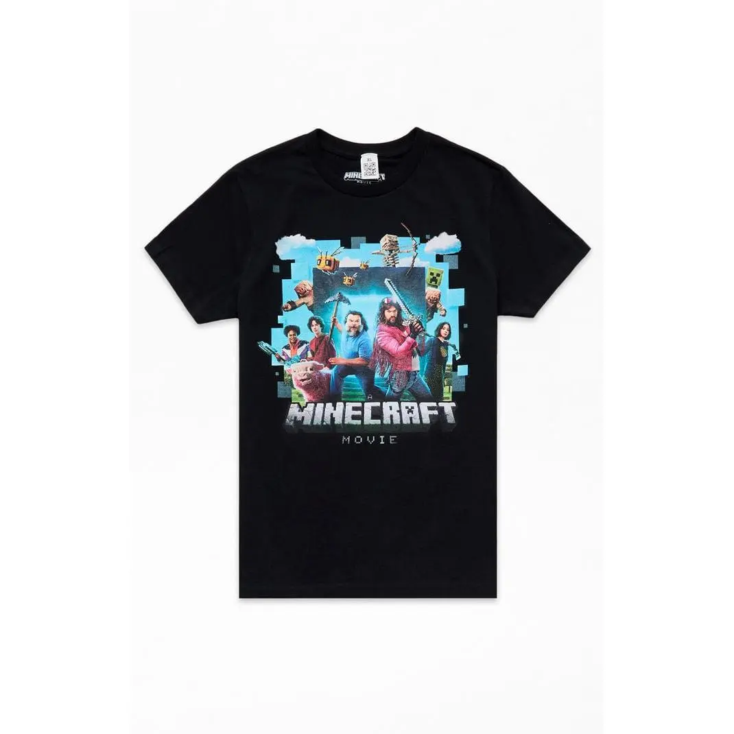 PacSun Kids Minecraft Movie Poster T-Shirt