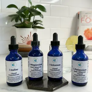 IFastFit Cóctel De La Vida Ionic Minerals liquid form bundle iodine potassium magnesium and selenium thyroid support
