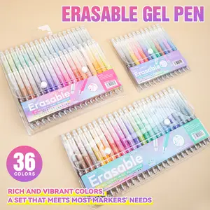 12 Color/24/36 Erasable Colored Pencils, 36 Colors Student Highlighters, 0.7mm Lead, Art Sketching Neutral Pens, Back-To-School Gifts