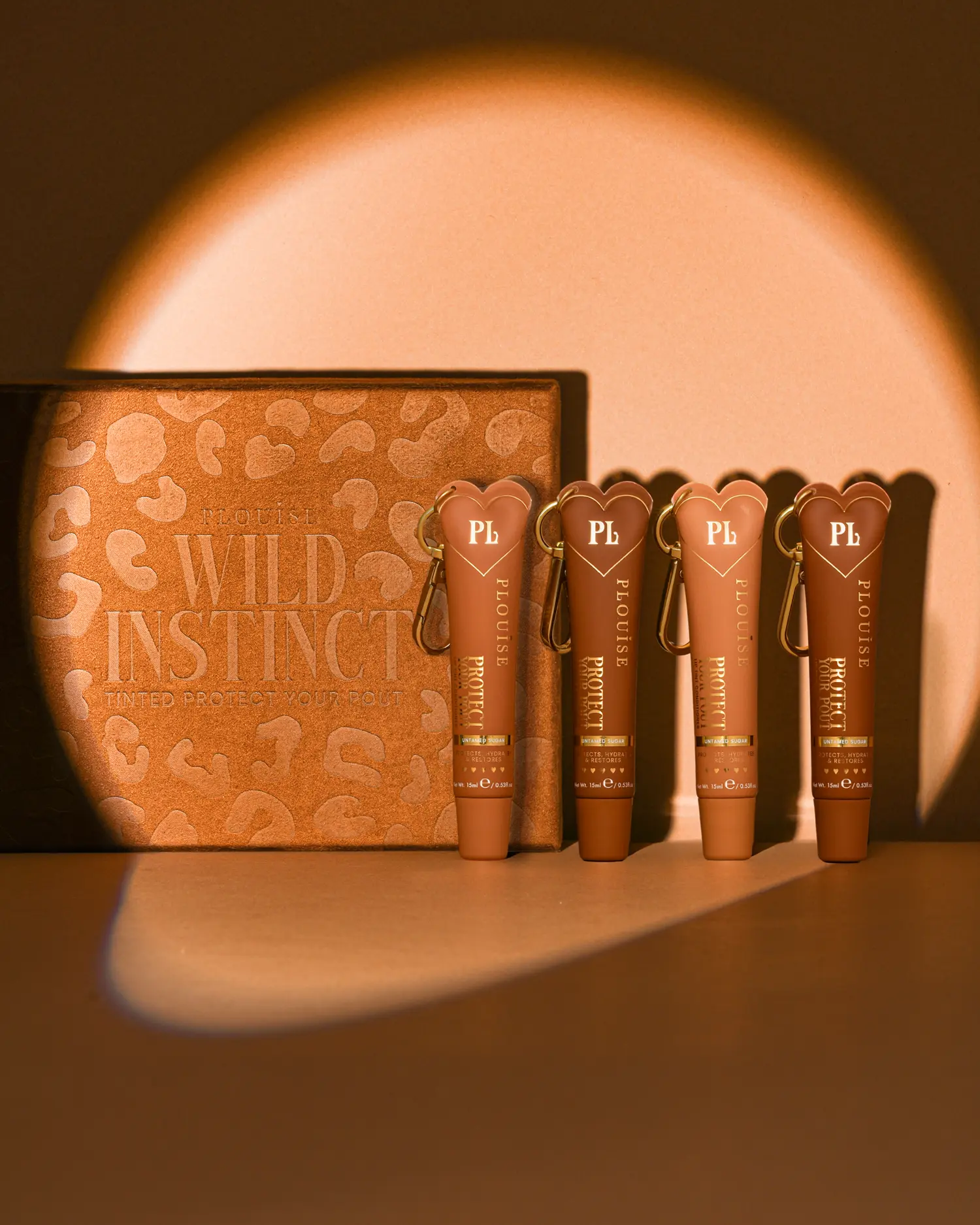 P.Louise Cheetah Wild Instincts Nude Tinted Lip Conditioner Set P.Louise Cheetah Wild Instincts Nude Tinted Lip Conditioner Set