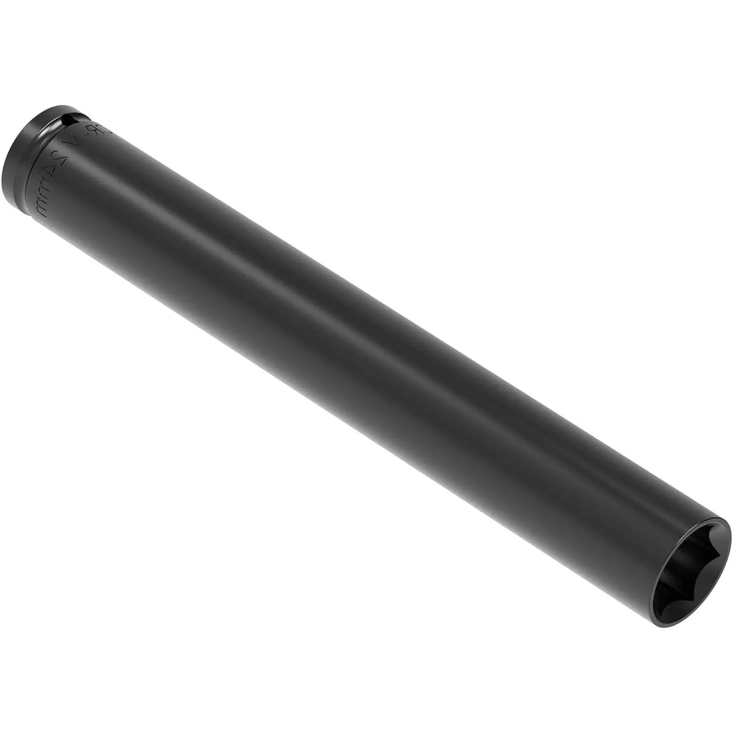 1/2-Inch Drive 24mm Deep Impact Socket, 6-Point, 8-Inch Length | Heat-Treated CR-V Steel, 15/16-Inch Socket