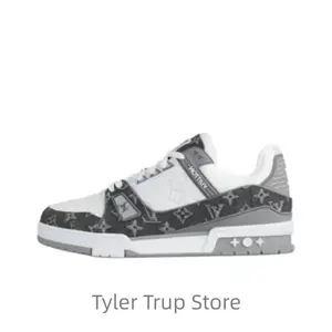 Gray White Trendy andfashionable casual sports shoes, anti slip,wear-resistant,and shockapsorping runnincshoes