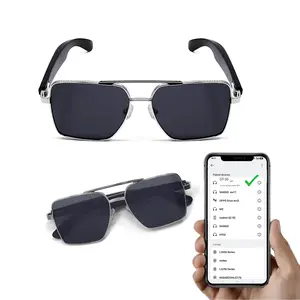 Smart Glasses for Men and Women, Open-Air Audio Speaker with Microphone, Voice Assistant, Clear Music Sound, Call and Work, Wearable Smart Glasses, Wireless Smart Glasses
