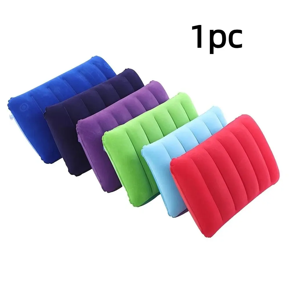 Portable Inflatable Pillow, Humanized Design for Outdoor Camping, Office Nap Cushion, Sleep Cushion, Travel Air Mattress, Neck Stretcher Backrest Plane Comfort Pillows