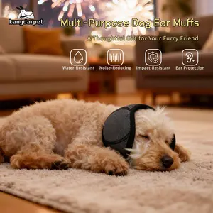 Calming Dog Ear Muffs: Waterproof, Noise-Reducing Headband for Summer Swimming & Anxiety Relief