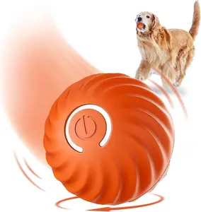 Interactive Dog  Dog Balls, 2.7inMoving Dog Ball, Durable Motion Activated Automatic Rolling Ball , USB Rechargeable outdoor pet toy-GTTQ