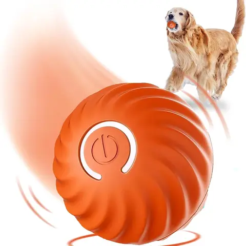 Interactive Dog  Dog Balls, 2.7inMoving Dog Ball, Durable Motion Activated Automatic Rolling Ball , USB Rechargeable outdoor pet toy-GTTQ