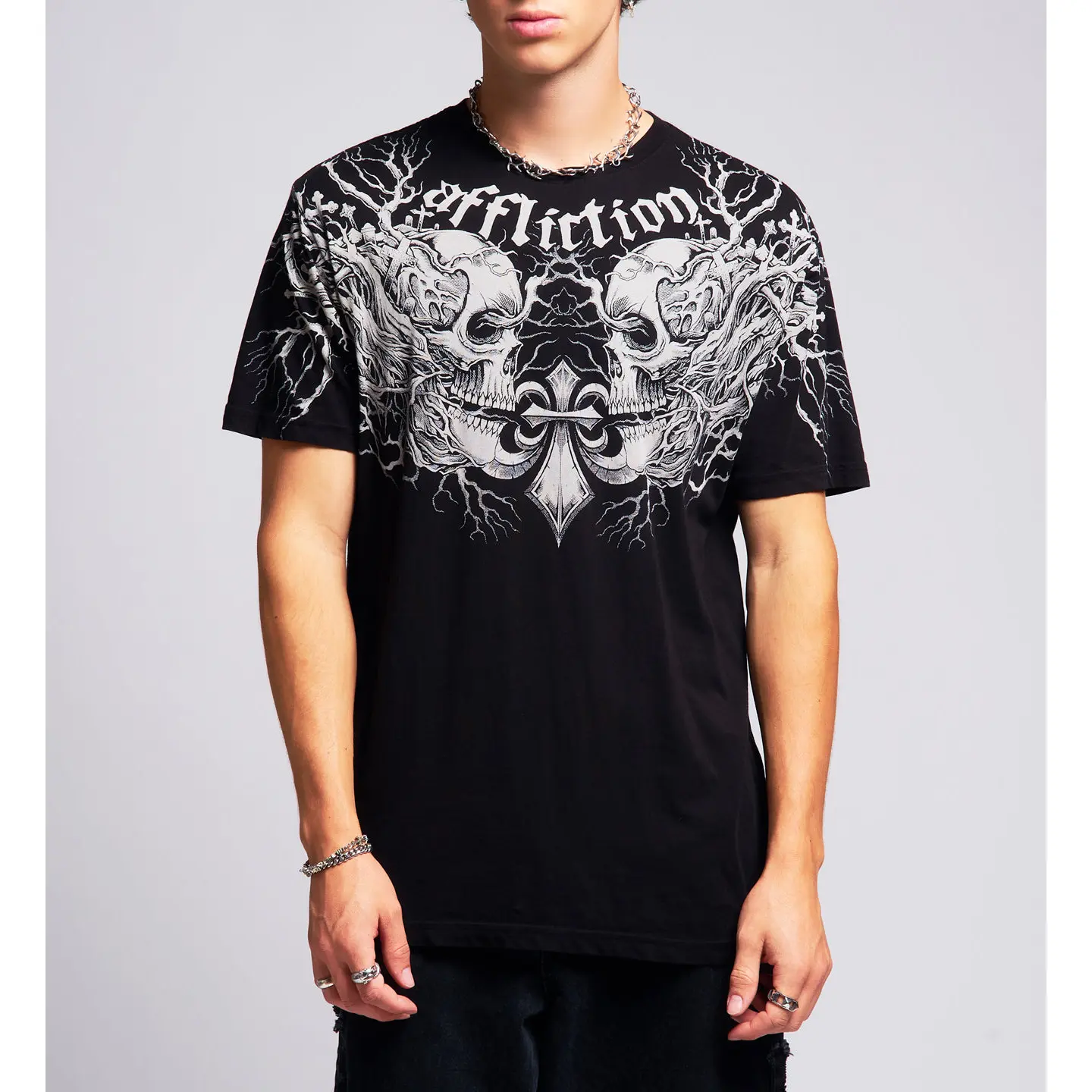 Affliction Men's T-shirt Uprooted Tee