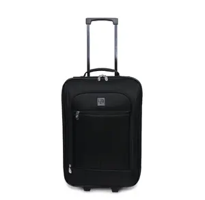 18" Pilot Softside Carry-on Luggage, Black - Ideal for Travel