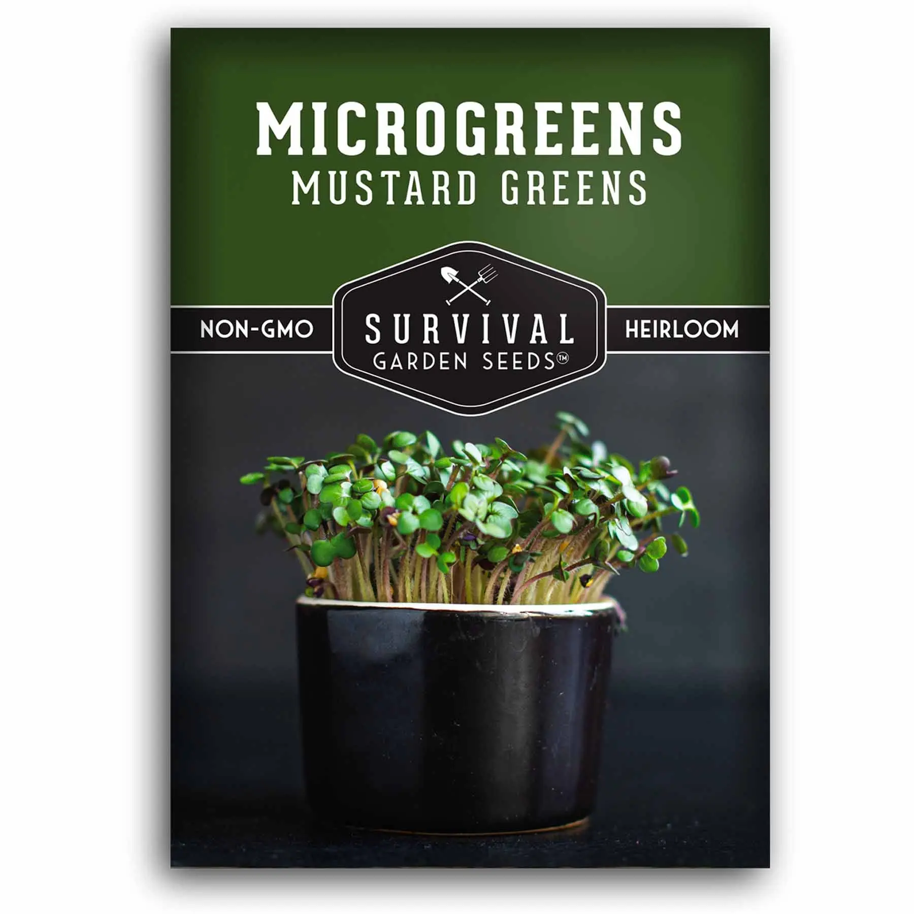 Mustard Green Microgreens Seeds Mustard Green Microgreens Seeds