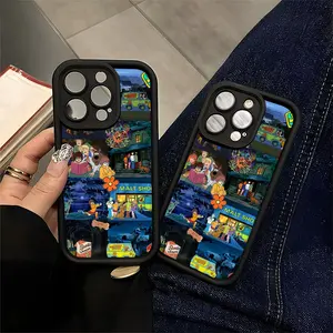 Scooby Doo Vintage Cartoon Mystery Machine Gang Fan Art Phone Case Compatible with iPhone 11/12/13/14/15/16 (Pro Max/Plus)