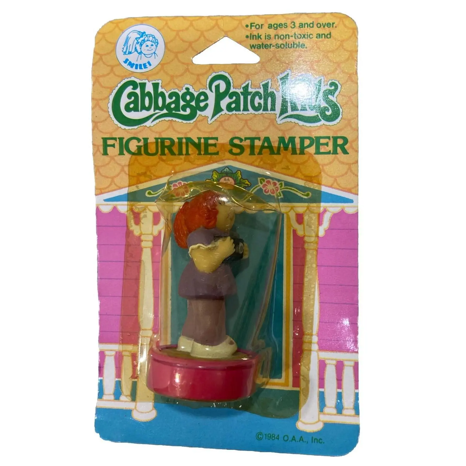 Vintage Cabbage Patch Kids Figurine Stamper Smile SEALED 1984