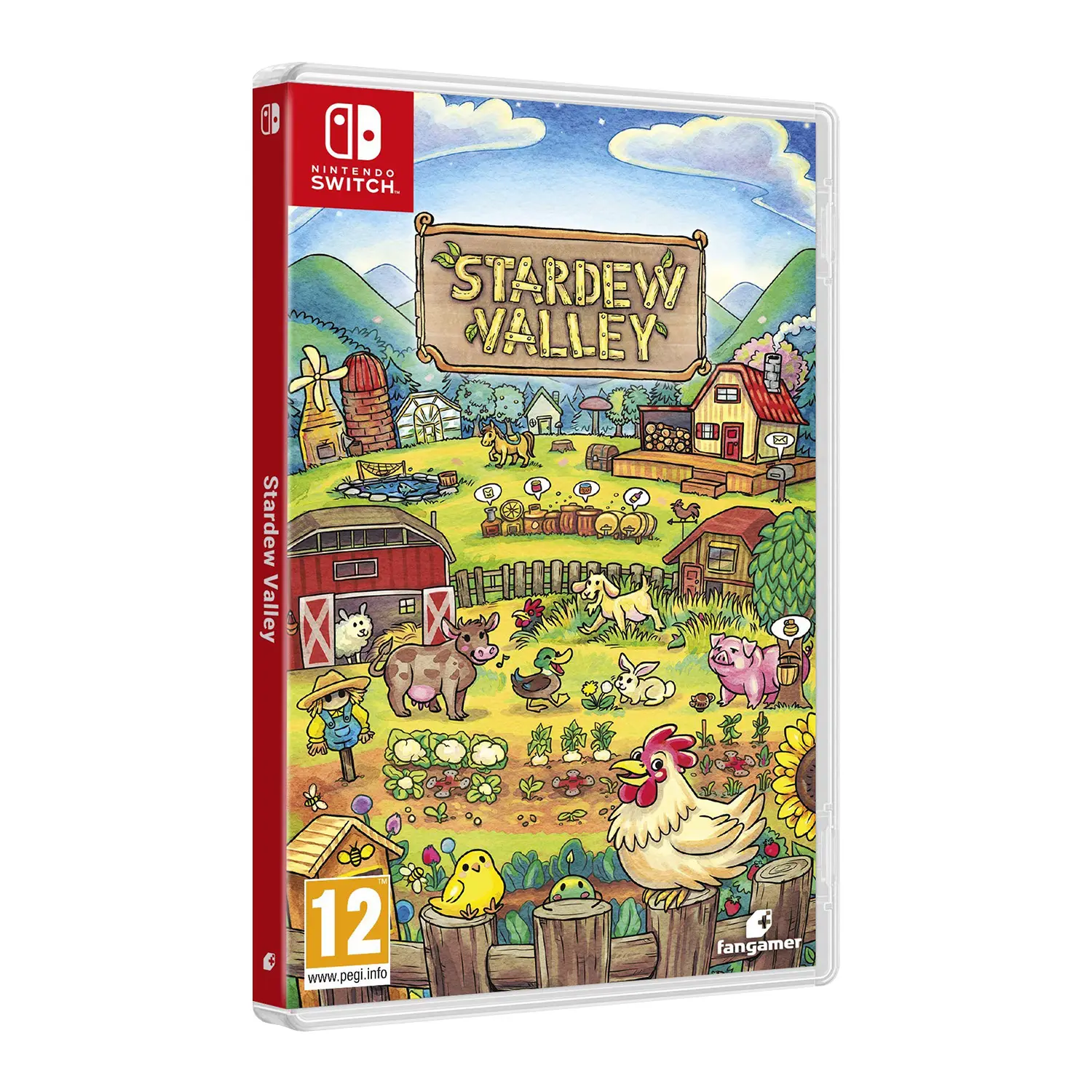 Nintendo Switch Single Video Game - Stardew Valley, EU Version, Age 10+, Farm Building, Compatible with Switch OS
