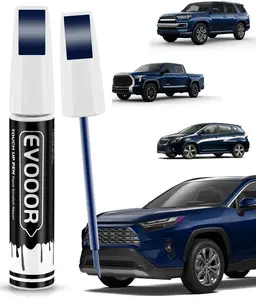 8S6 Dark/Nautical Blue Metallic Touch-Up Paint for Toyota | Exact Color Match 2-in-1 Pen for Chips, Nicks & Metallic Shine Restoration