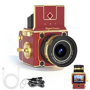 T-JERZENS Retro Portable Vintage Point & Shoot Camera with Digital Zoom, Beginner Vlogging & Photography Compact Travel Gift for Teens (tiktokshopspringglowup, summervibes) outdoorfun