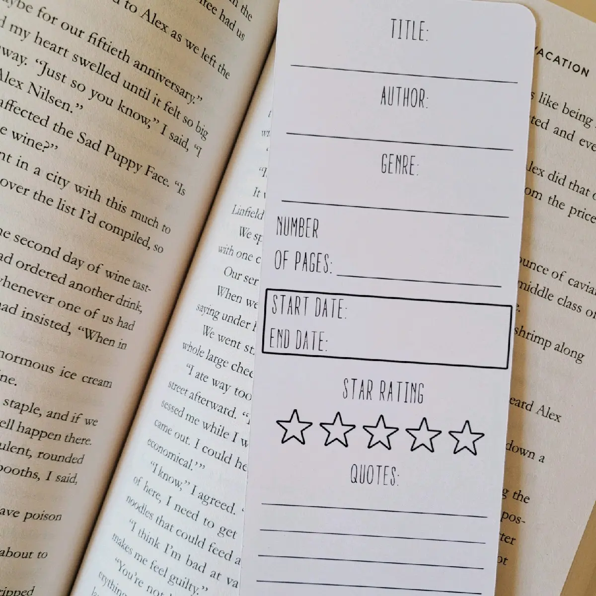 Journal Bookmark Journal Bookmark