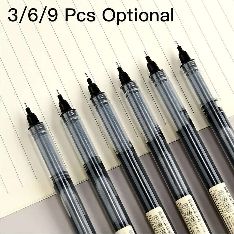 0.5mm quick-drying direct liquid ballpoint pen, large-capacity anti-ink leakage signature gel pen, Writing Pen, suitable for school classrooms, enterprise offices, daily use, and examination scenarios, Ballpoint Pen Kit