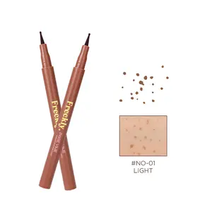 Freckly Freckle Pen by PAGE VINE | Waterproof Natural Lifelike Fake Freckles Makeup #01 Light