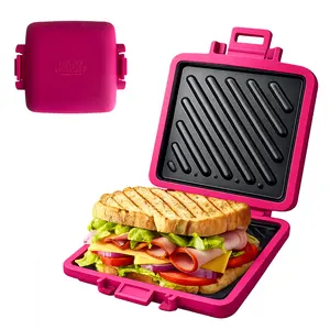 1PC Microwave Toastie Sandwich Maker Microwave power and bread humidity and thickness vary. Adjust the heating time and power of the microwave according to personal taste and different bread types