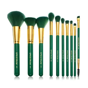 Spectrum Malach ite 10 Piece Ma keup Brush Set