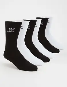ADIDAS Originals 6 Pack Trefoil Mens Crew Socks