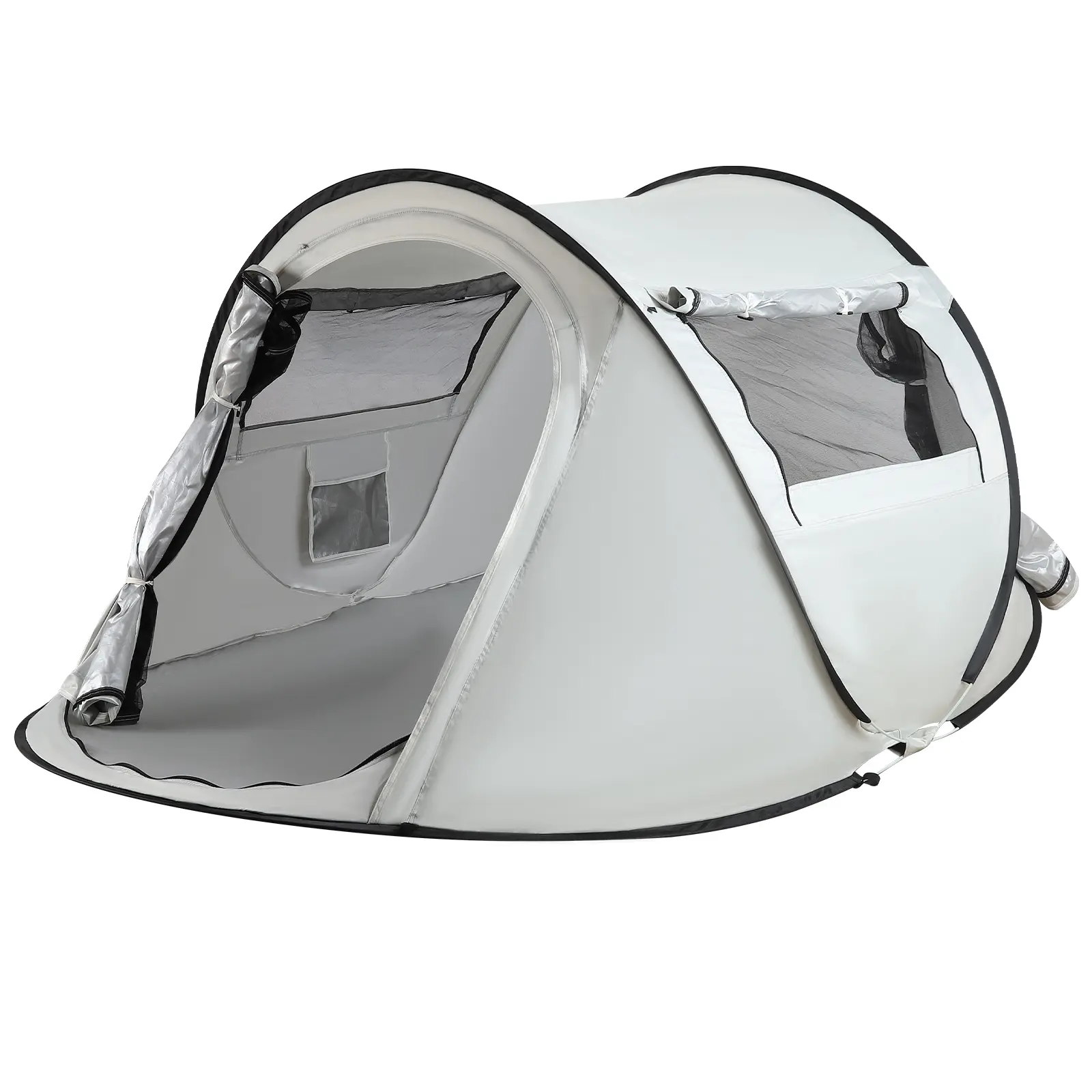 No Assembly Pop Up Beach Tent, 96.8"x59"x41.7" Instant Sun Shelter, Waterproof & Windproof with Mosquito Net, Portable Camping Tent for Beach & Outdoor summerwins,summerwins