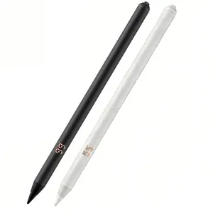 Stylus Pen for Appl iPad Pro/Air(2018-2023), A Substitute for Pencil, with Tilt Bold Function, Palm Rejection & Magnetic Attach - Digital Power Display, Capacitive iPad Stylus, Touch Pen