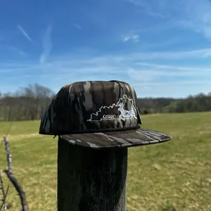 Mossy Oak Bottomland Richardson 256 Snapback, Kentucky Deer Hunter Hat, Old Southern Hat Co