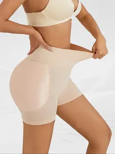 1 Count Women's Plain High Waist Tummy Control Shapewear Shorts, Comfort, Breathable, Elastic Hip Lifter Shaper Panties, High Waist Leg Shaping Shapewear, Sizes S to XXXXL