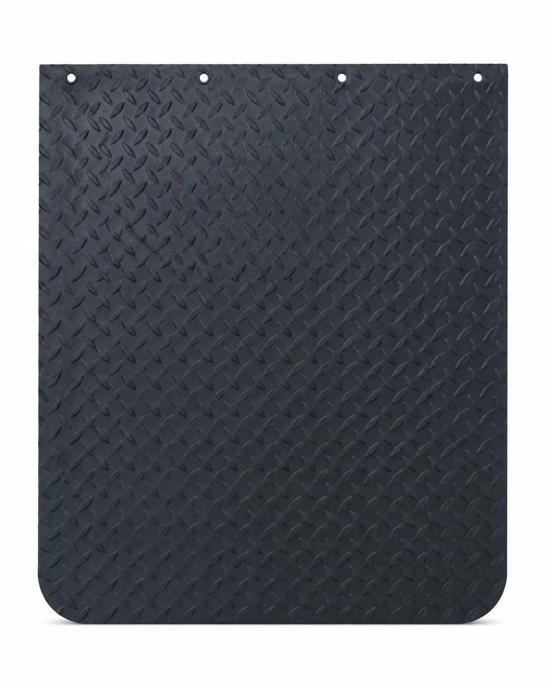 Diamond Plate Mudflap - 3/8" Thick Rubber 1 PAIR - 24" x 30"