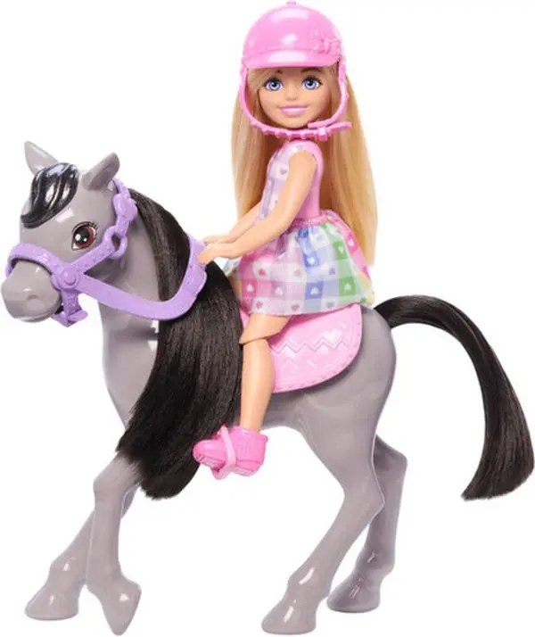 Barbie Chelsea Doll & Pony Toy Set  [Collectible Figurine/Statue/Bust]
